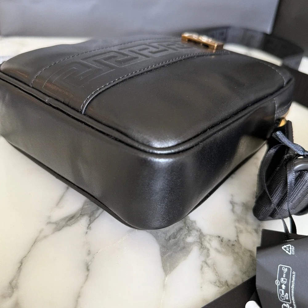 Versace greca embossed